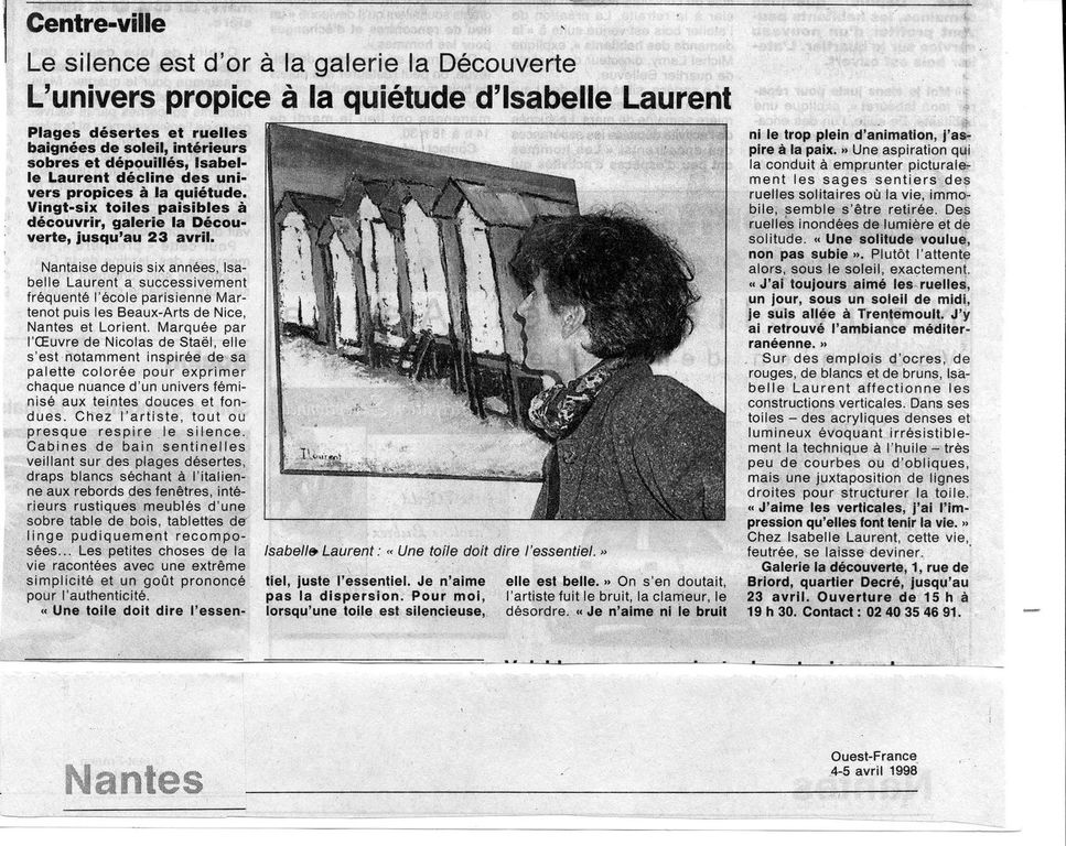 Peinture d'Isabelle Laurent